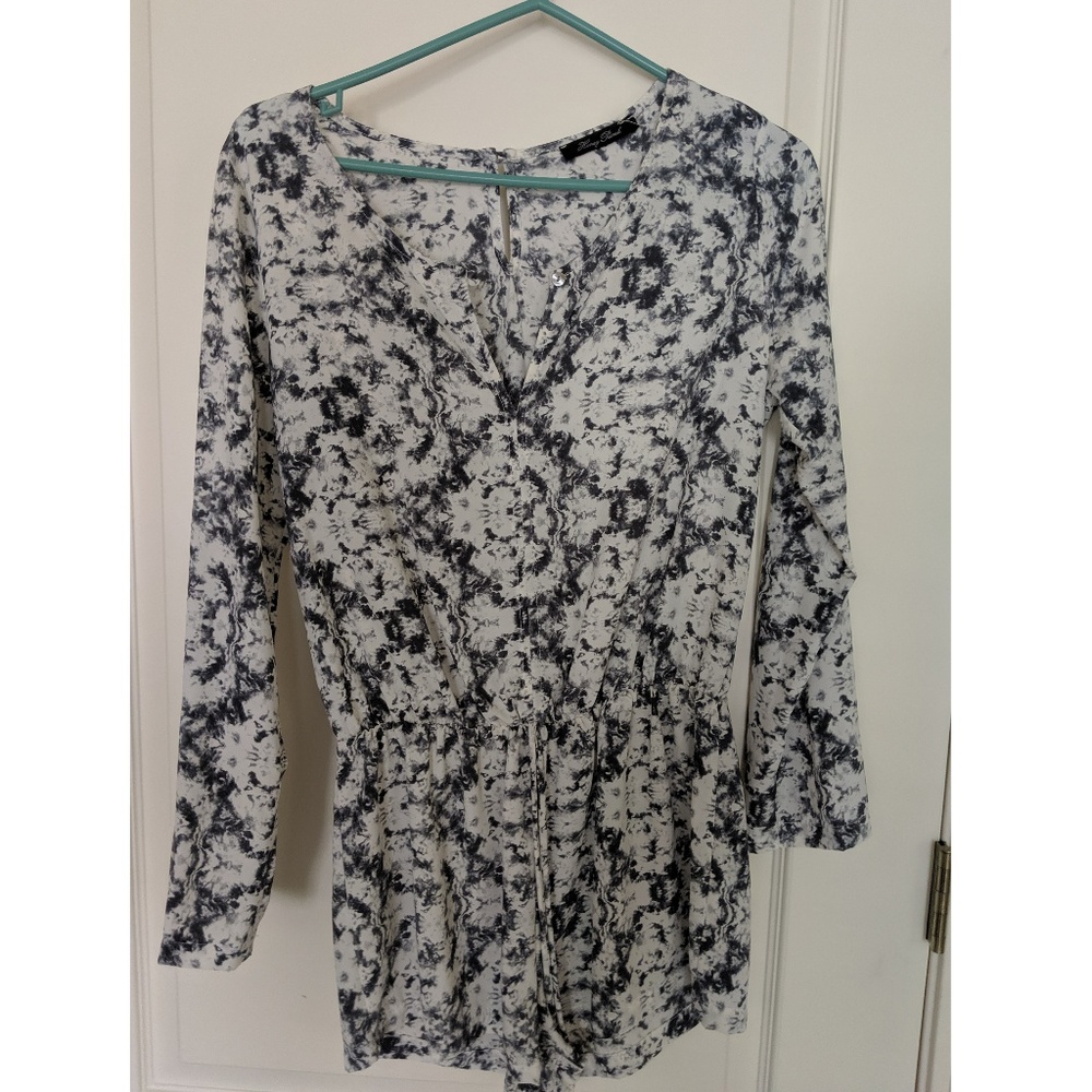 Honey Punch Patterned Romper